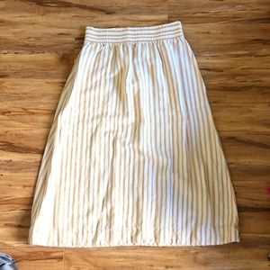 Madewell Striped Skirt